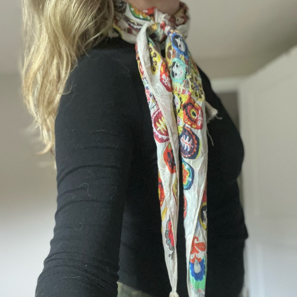 Johnny Was Silk Scarf
